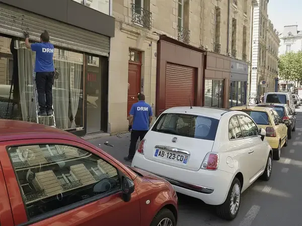 Déblocage de rideau métallique bloqué à Courbevoie
